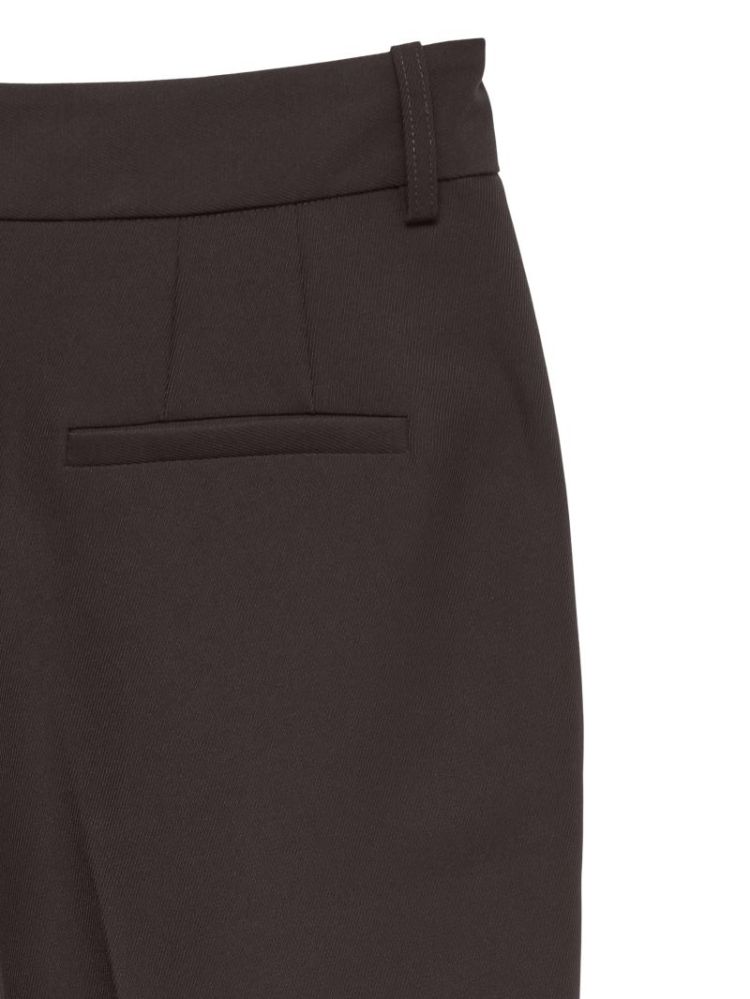 AWDREW HW WIDE PLEAT PANT 211733 Chocolat