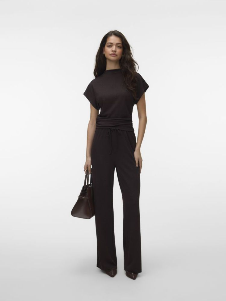 VMKANVA HW WIDE PANTS LX JRS 297957002 Choco