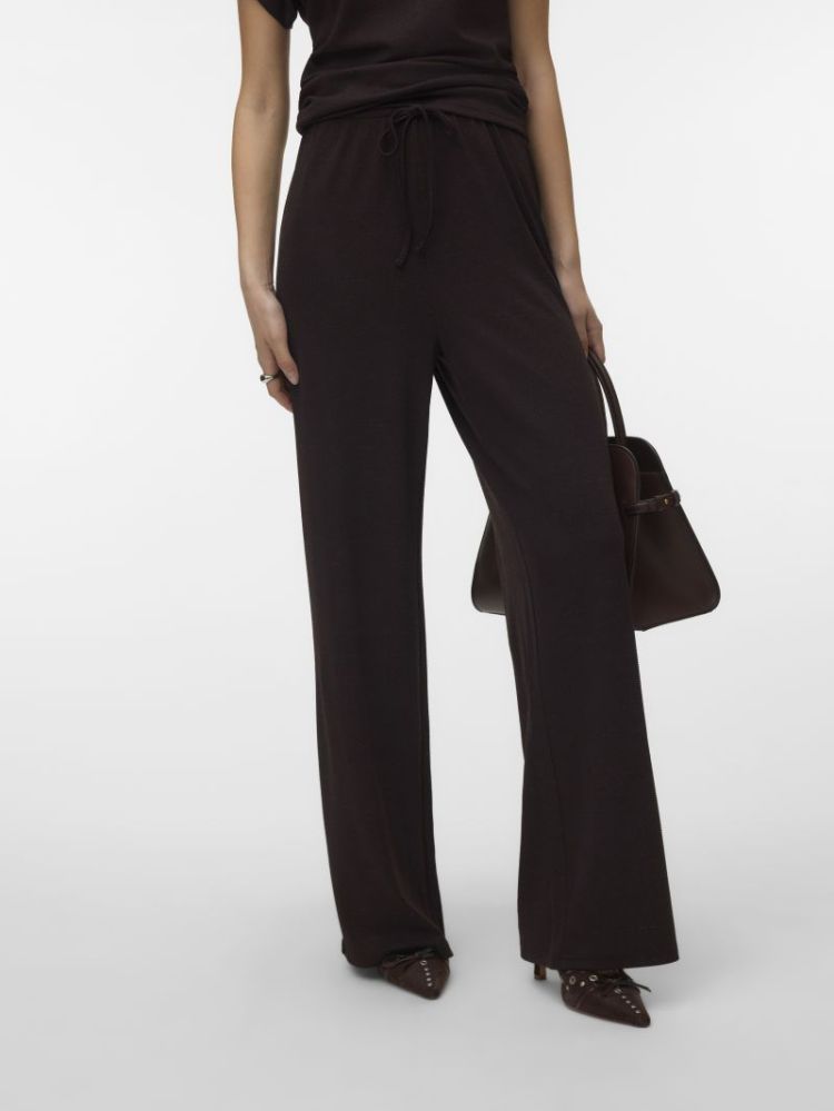 VMKANVA HW WIDE PANTS LX JRS 297957002 Choco