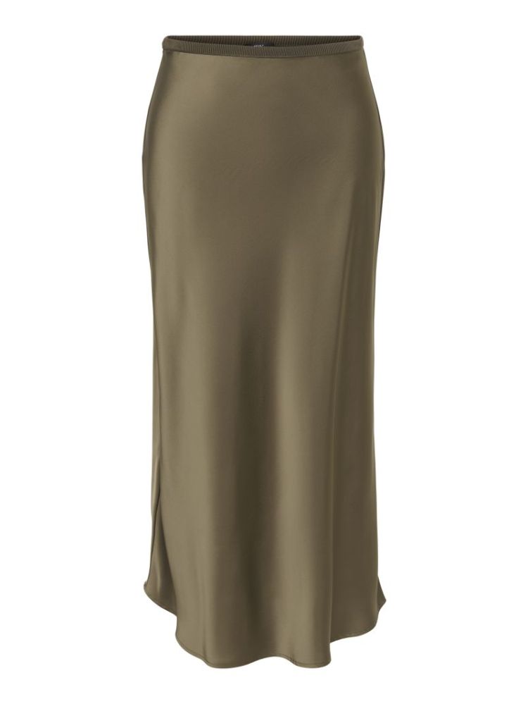 JDYARIA MW MIDI SKIRT WVN 303183 Teak