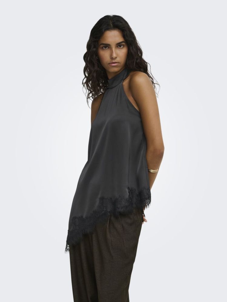 JDYDENISE HALTERNECK TOP WVN 177911 Black