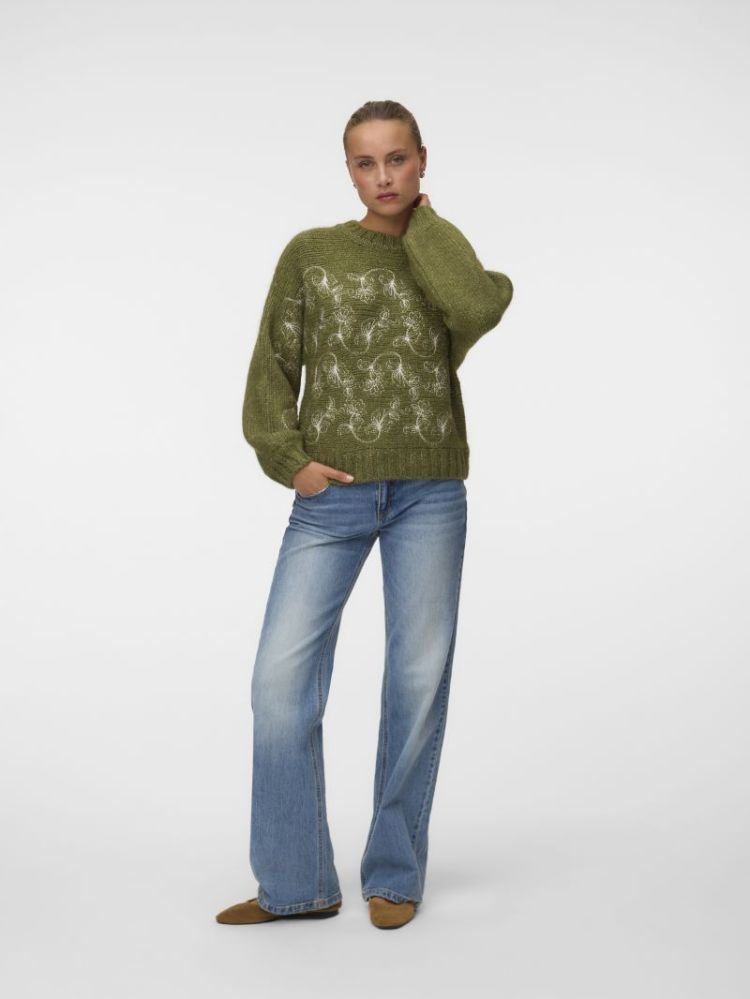 VMFEMIA LS O-NECK PULLOVER 306803001 Sphag