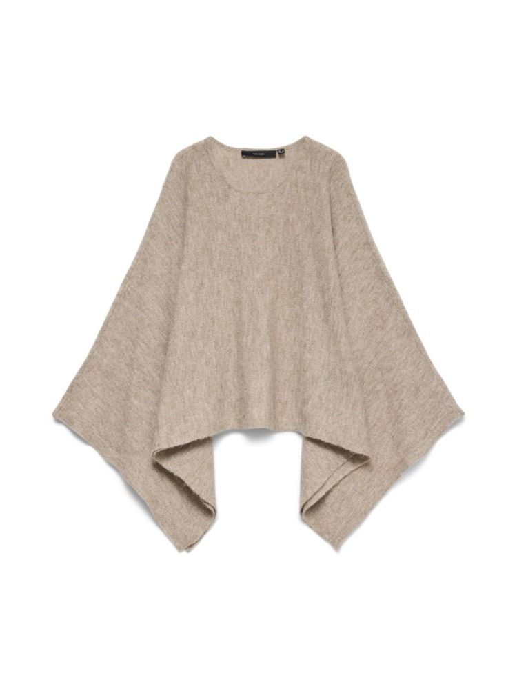 VMISLA LS O-NECK CAPE 192623001 Silve