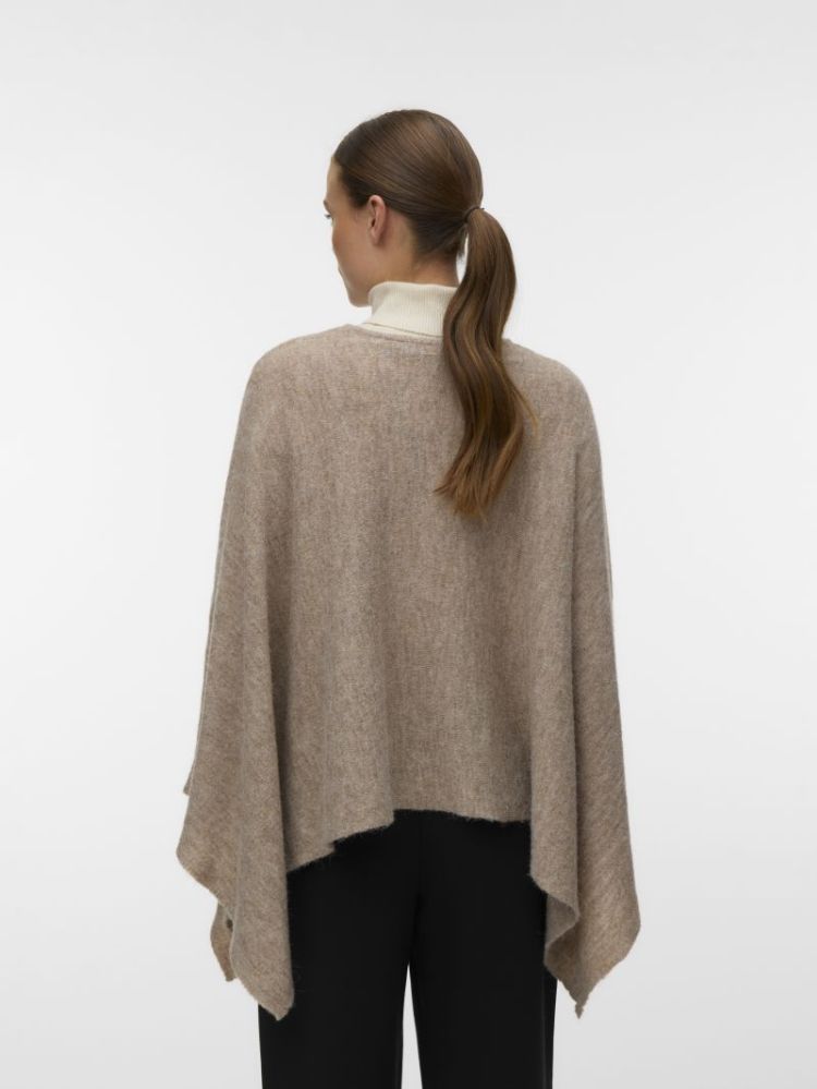 VMISLA LS O-NECK CAPE 192623001 Silve
