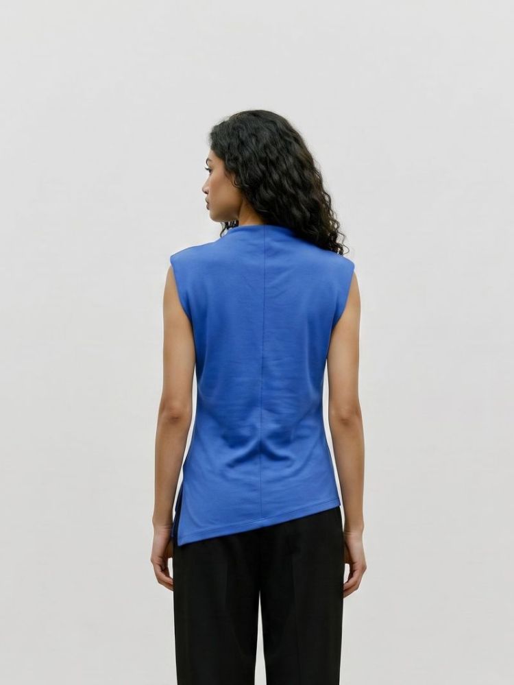 VMSMILLA SL DETAIL ASM TOP JRS 287777 Lapis Bl