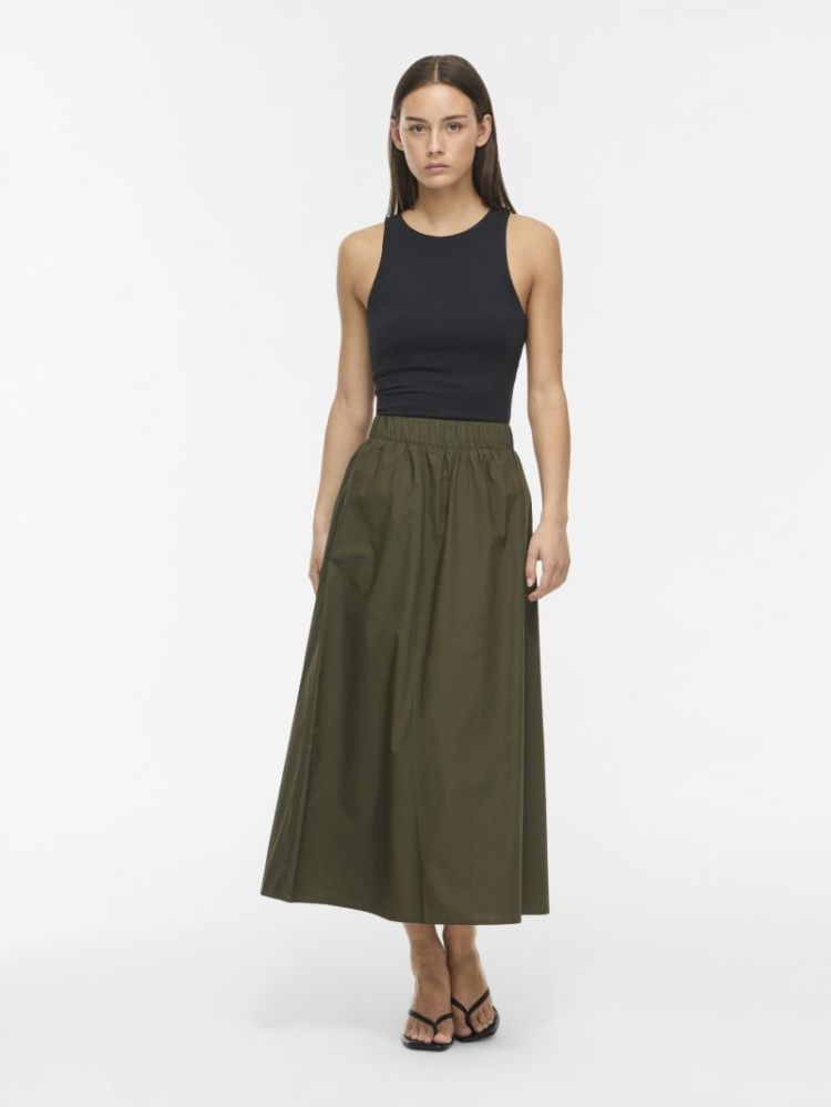 VISOPHIE HW ANKLE SKIRT - NOOS 253562 Forest N