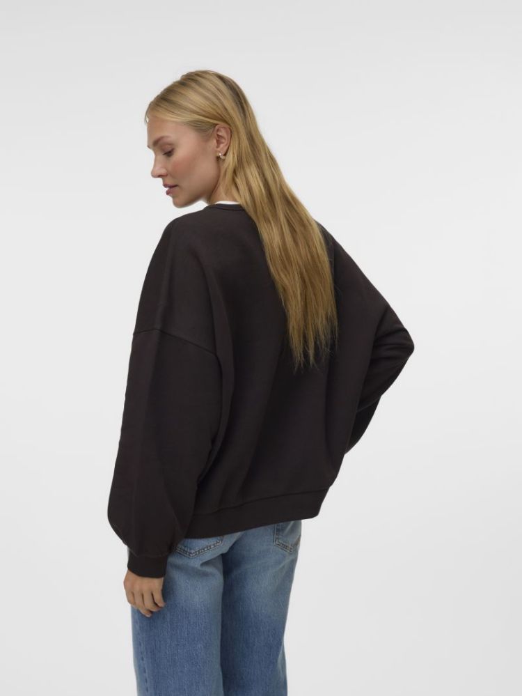 VMTEDDY MALY LS SWEATSHIRT JRS 297957 Chocolat