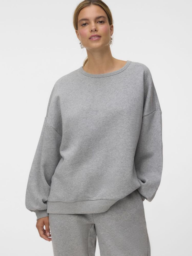 VMTEDDY MALY LS SWEATSHIRT JRS 178994 Light Gr