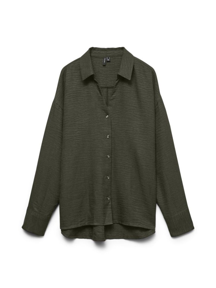 VMMELANEY QUEENY LS SHIRT WVN  186323 Forest N
