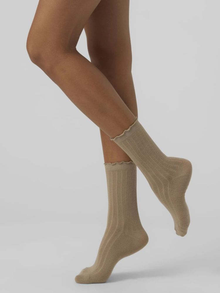 VMENA SOCKS NOOS 192623 Silver M